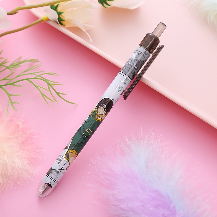 Bút Bi Viết Anime Bút Bấm Hình Naruto - Bút Bi Nước Học Sinh, Sinh Viên Văn Phòng Mực Đen