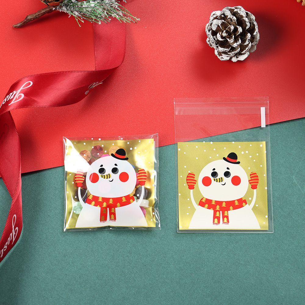 LONTIME Túi Đựng Quà Giáng Sinh Hình Người Tuyết Ngôi Sao