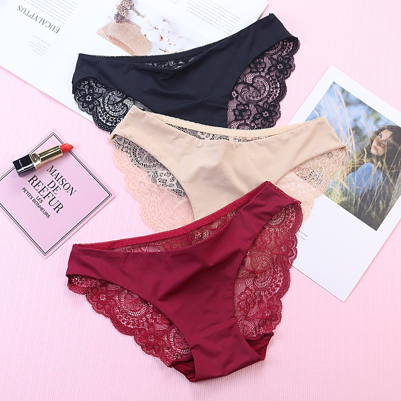 [Mã WARN10 giảm 10k đơn 99k] Quần lụa phối ren cạp thấp | BigBuy360 - bigbuy360.vn