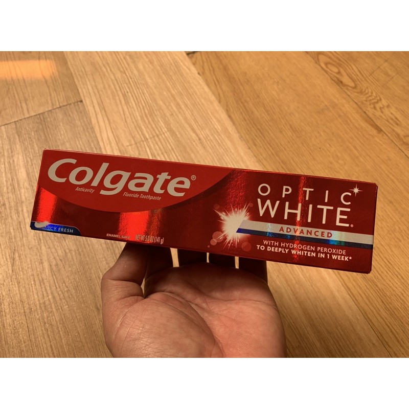 Kem đánh răng Colgate Total SF Whole Mouth Health 144g Mỹ / Colgate Optic White Advanced 141g Mỹ