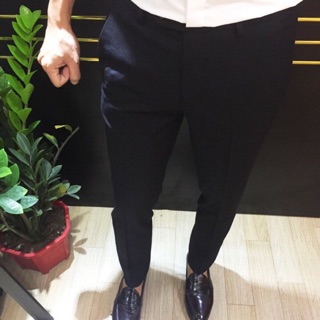 Quần Tây Âu ống côn nam hàng quốc A4