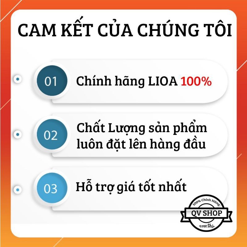 Ổ Cắm Điện Đa Năng Cao Cấp LIOA 10 lỗ, dây 3m