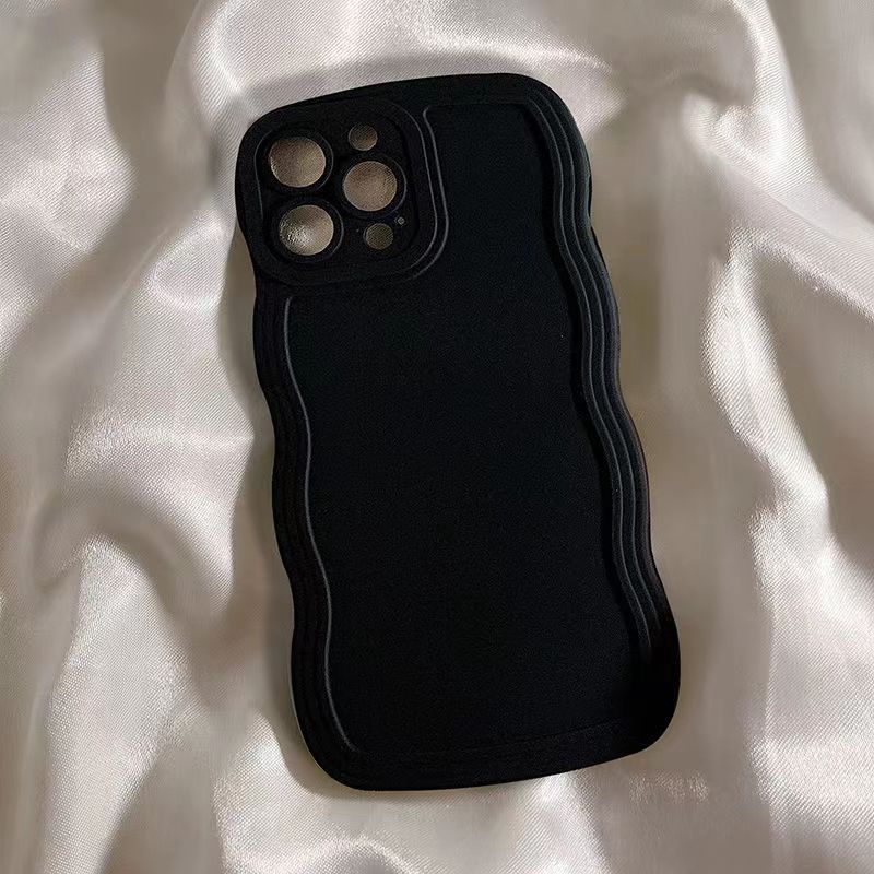 Ốp Điện Thoại Silicon Họa Tiết Gợn Sóng Màu Kẹo Cho iPhone XR X XS Max 7 8 6 6S Plus SE 2020