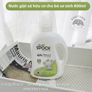 Nước giặt xả hữu cơ Dr. Spock Oraganic cho bé từ 0m+ 800ml 3L