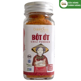 Bột ớt Dalahouse 50gr - Bột ớt hữu cơ sấy lạnh vị nguyên bản