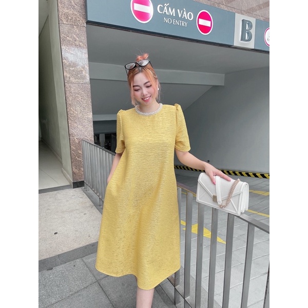 ĐẦM GÂN CỔ ĐÍNH HẠT - BIMI