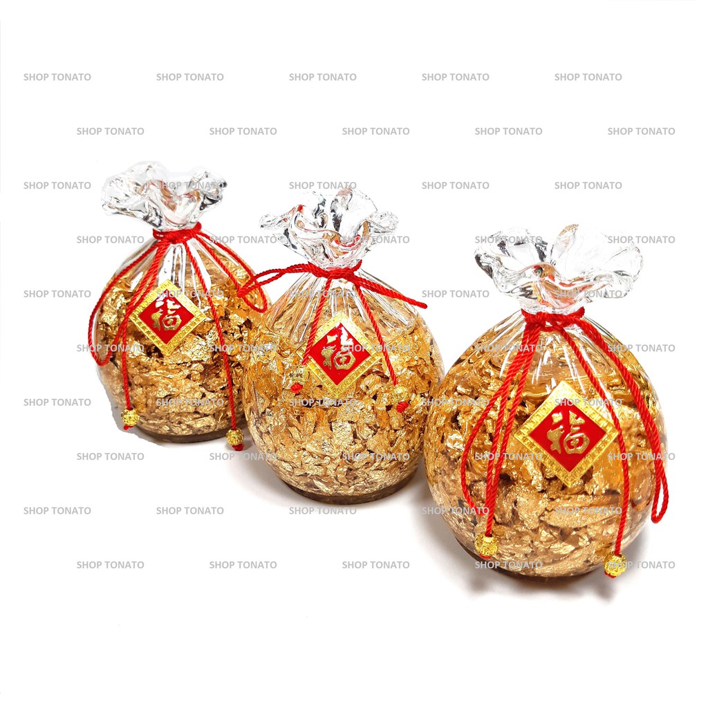 TÚI TIỀN VÀNG PHONG THỦY 01 CAO 12CM