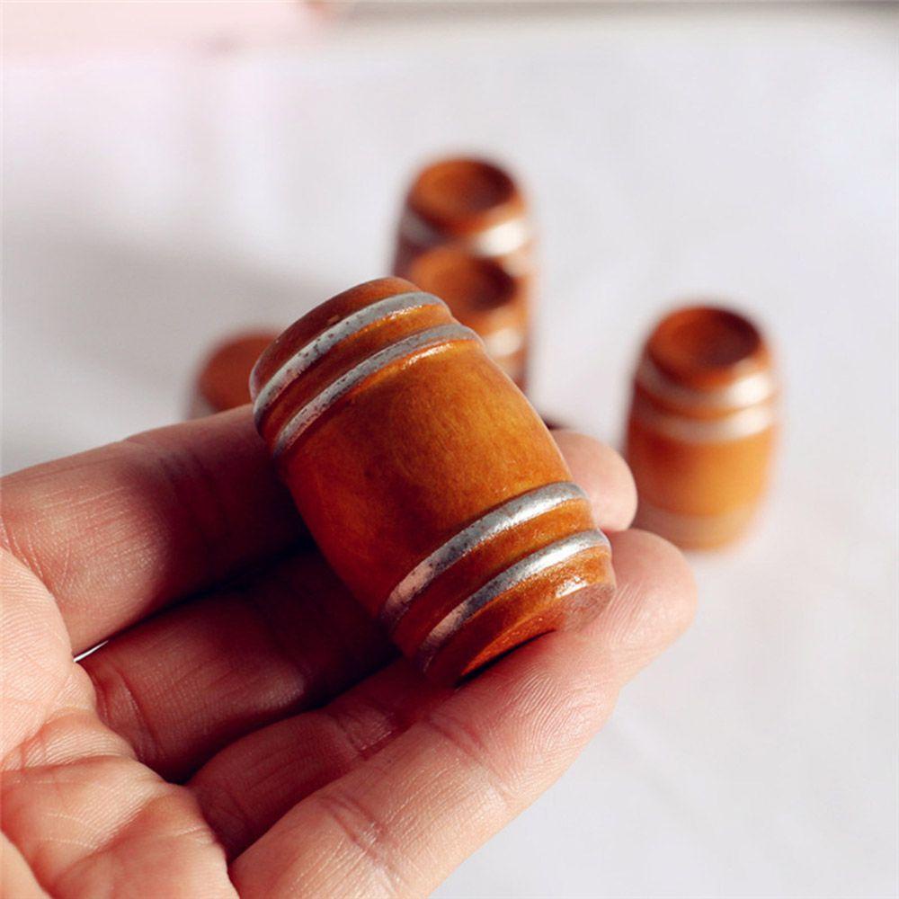 RAINBOW Thùng Gỗ Đựng Rượu Mini Tỉ Lệ 1: 12 Trang Trí Nhà Búp Bê