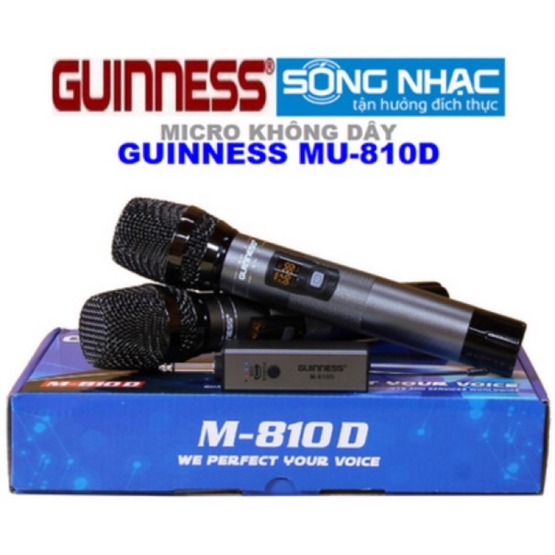 Micro Karaoke Đa Năng Không Dây Chính Hãng GUINNESS M - 810D