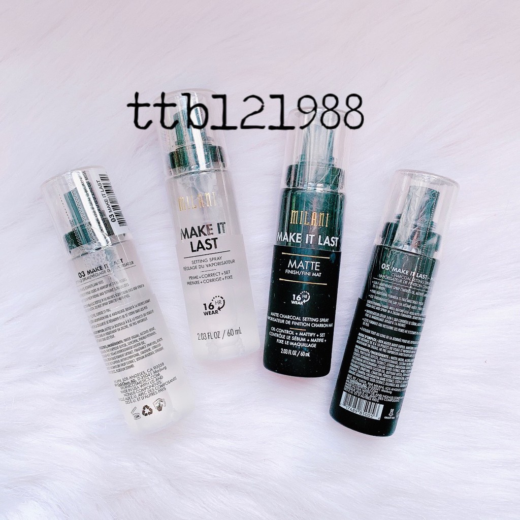 Xịt Khoáng Khóa Nền Milani