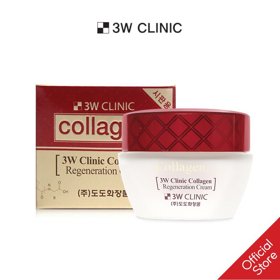 Kem Dưỡng Da Giữ Ẩm 3W Clinic Collagen Regeneration Cream 60ml