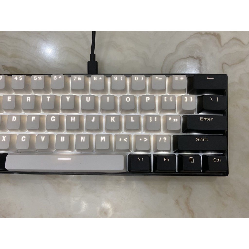 Đen Bàn Phím Cơ 61 Phím Nhiều Màu Gr60 / Shark61 / alt61 / annie / gk61