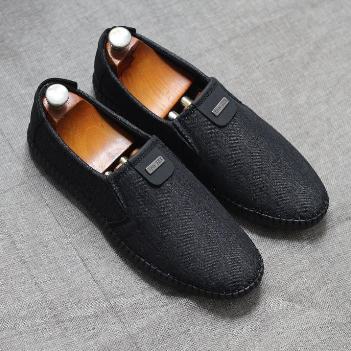 Giày lười nam vải jean L14 MTSPORTS