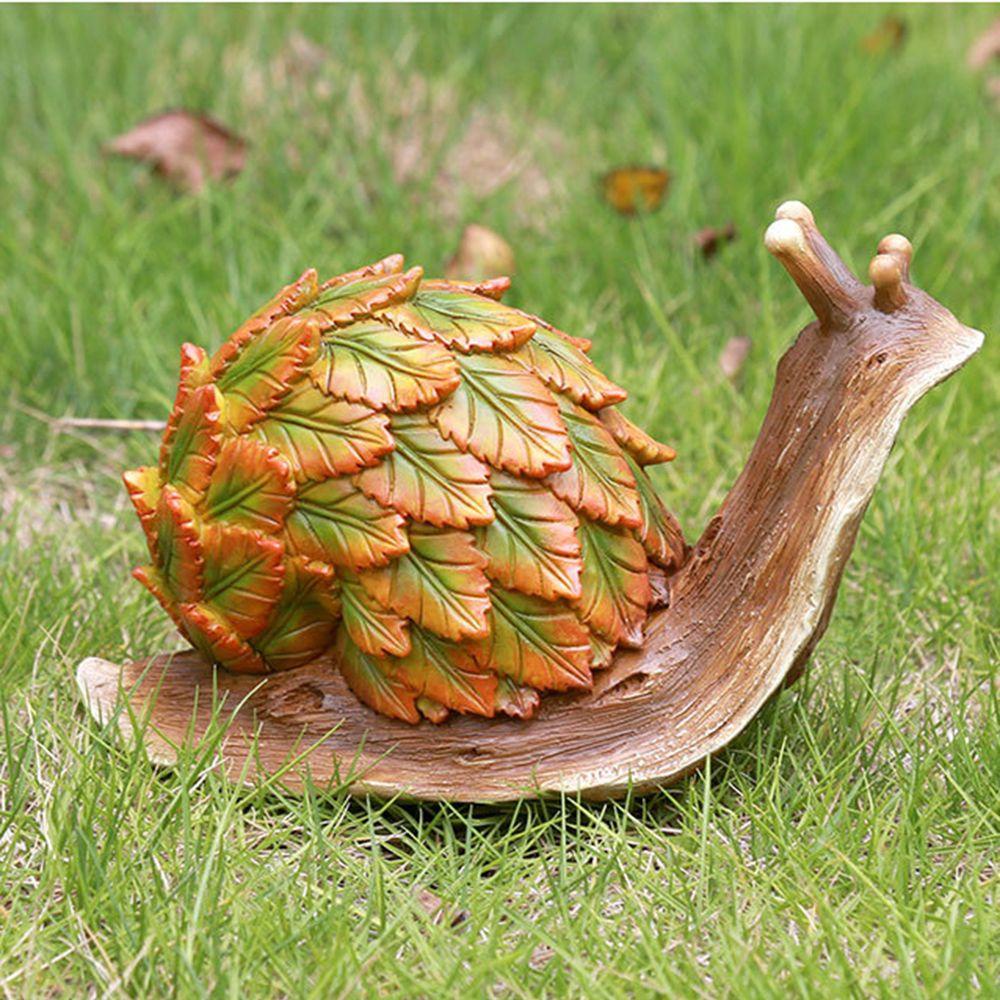 Xiantin Tượng Điêu Khắc Hình Ốc Sên Bằng Nhựa Resin Sáng Tạo