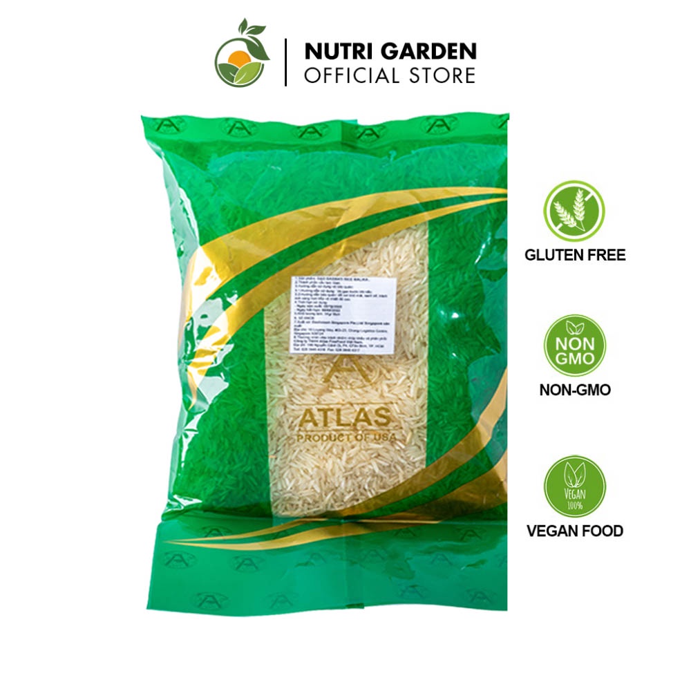 Gạo Basmati Nutri Garden Ấn Độ Chuyên Dành Cho Người Bệnh Tiểu Đường 1kg