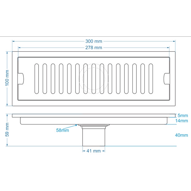 Thoát sàn inox304 Zento ZT451-30