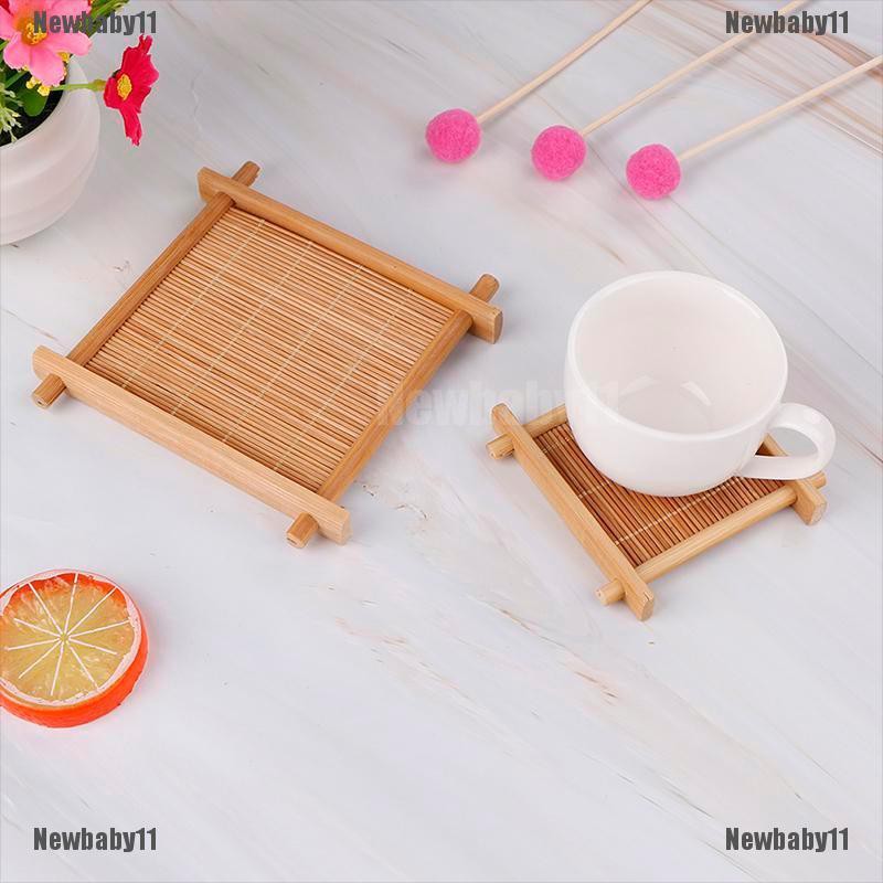 Đế Lót Cốc Trà Bằng Tre Tiện Dụng