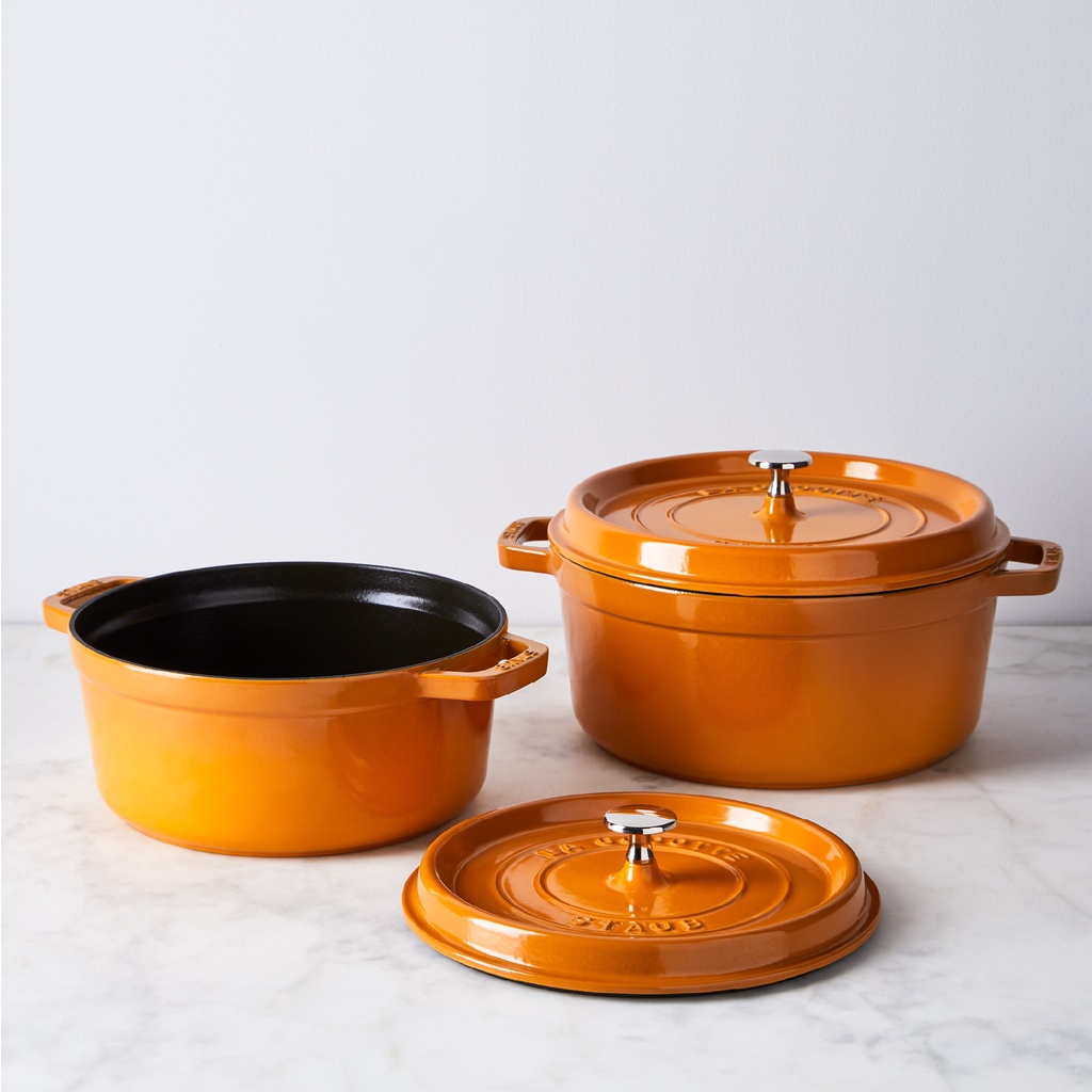 Nồi Gang Lava Trendy Round Casserole Đường Kính 28cm, 6.7L