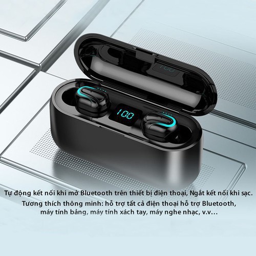 [Bảo Hành 12 Tháng] Tai nghe Bluetooth AMOI F9 | bản QUỐC TẾ | nút cảm ứng | Bluetooth 5.0 | Pin 280 giờ | BigBuy360 - bigbuy360.vn