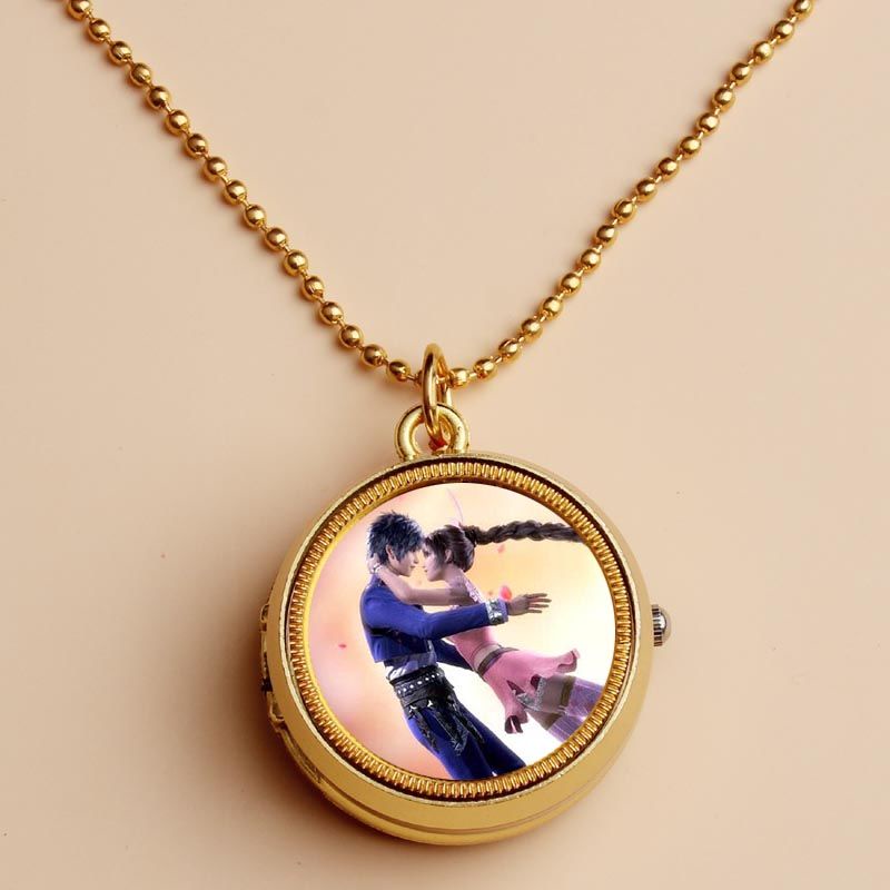 ❉Douluo Lục địa Tang San Flip Xoay Đồng hồ bỏ túi Đồng hồ treo tường Đồng hồ đeo tay hai chiều Đồ trang sức Anime Vòng c