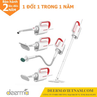 Máy làm sạch bằng hơi nước deerma zq600/là zq610 + tặng 1 miếng lau sàn