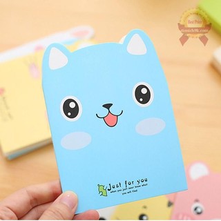Sổ Tay Mini Hình Thú Có Dòng Kẻ Siêu Cute Dễ Thương Giá rẻ