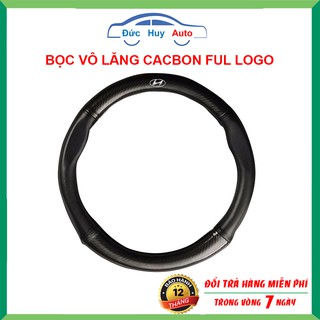 Bọc Vo Lang - Bọc Vô Lăng Cacbon - Chống Trơn, Chống Trượt - Bọc Volang Full Logo Các Hãng