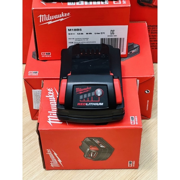 Pin M18 Milwaukee 2Ah-3Ah- 5Ah-8Ah -12Ah Giá Rẻ