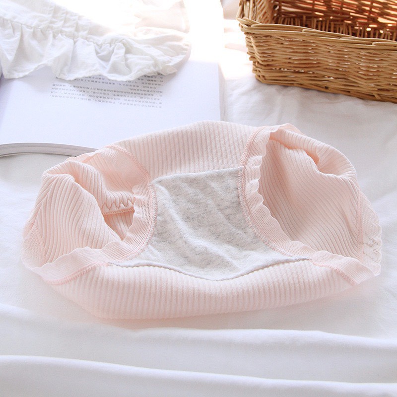 Quần Lót nữ COTTON ❤️️FREESHIP❤️️ SET Quần Lót Nữ dễ thương Cotton gân tăm - Quần Lót thoáng mát kháng khuẩn mẫu 3125 | BigBuy360 - bigbuy360.vn
