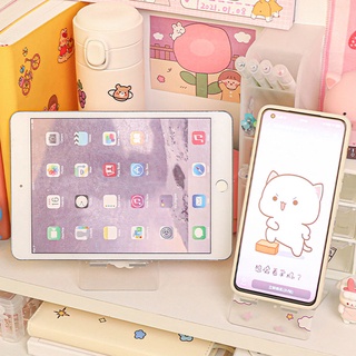 [Tặng Kèm Sticker Trang Trí] Giá Đỡ Điện Thoại Tablet, Bảng Ghi Chú Mica Trong Suốt Tiện Lợi - Có Ảnh Thật Shop Chụp