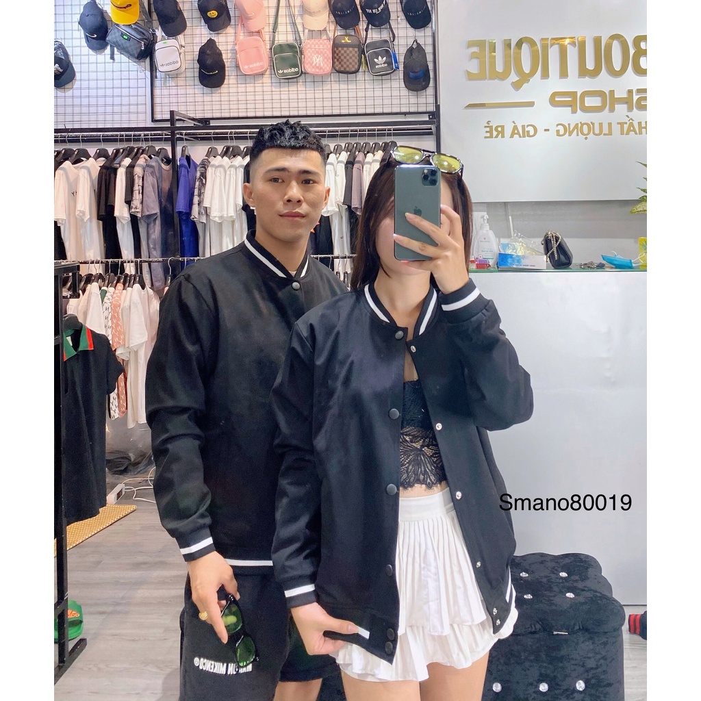 Áo bomber , áo nỉ unisex  chất liệu nỉ bóng mềm mịn phù hợp cho cả nam và nữ. | BigBuy360 - bigbuy360.vn