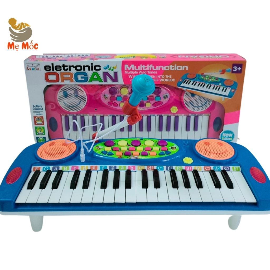 Đàn Organ Điện Tử Loại to Tặng Micro - Đàn PIANO Cao Cấp Đa Chức Năng - Dụng Cụ Phát Triển Tài Năng Bé [Shop Mẹ Mốc]