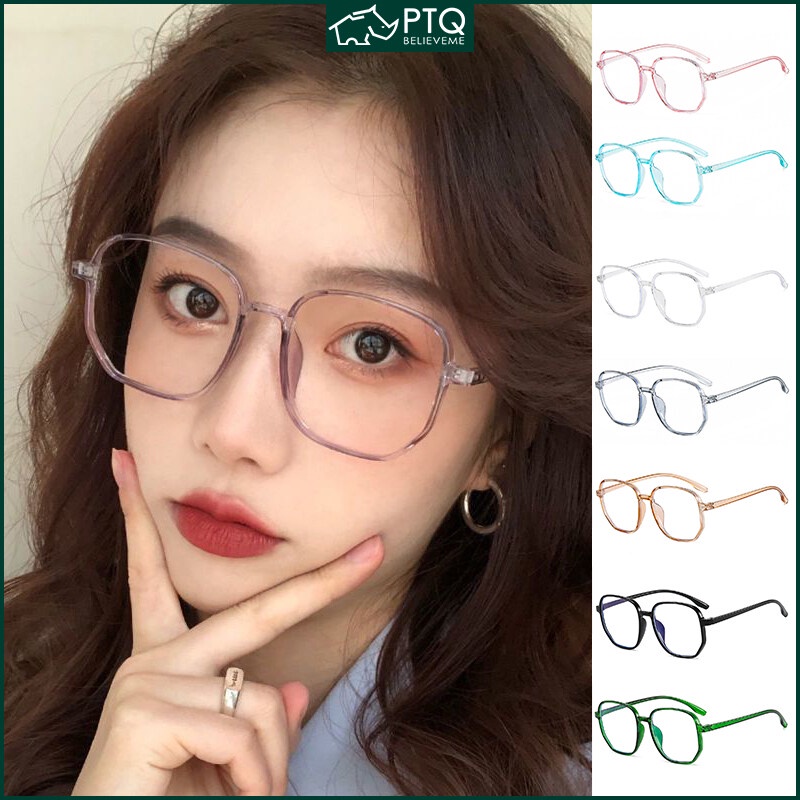 Kính Mát Khung Đa Giác Chống Ánh Sáng Xanh Từ 400 Đến 100 Độ