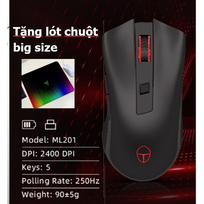Chuột chơi game không dây Thunderobot ML201 mới 100% fullbox