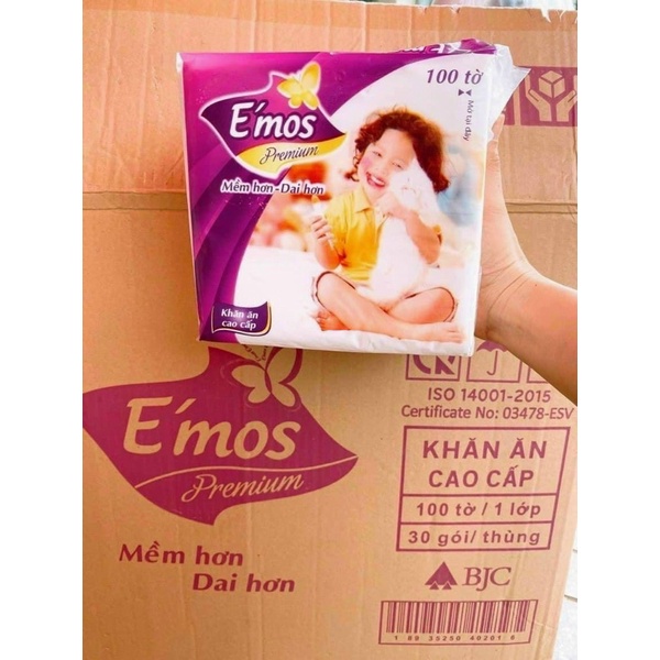 Giấy vuông Emos (Giấy ăn).