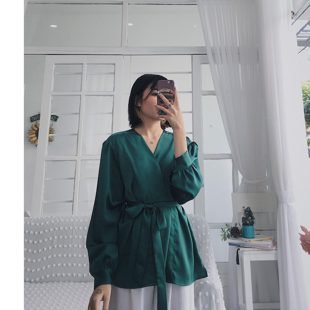 Áo Kimono thắt dây eo