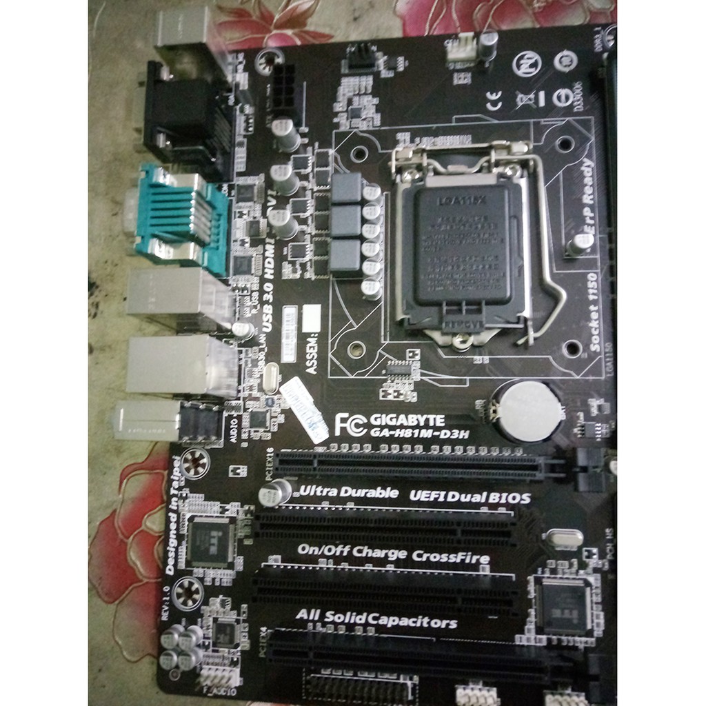 Main máy vi tính để bàn - Board mạch chủ ( main ) Gigabyte H81 - Main Gigabyte H81M - D3H
