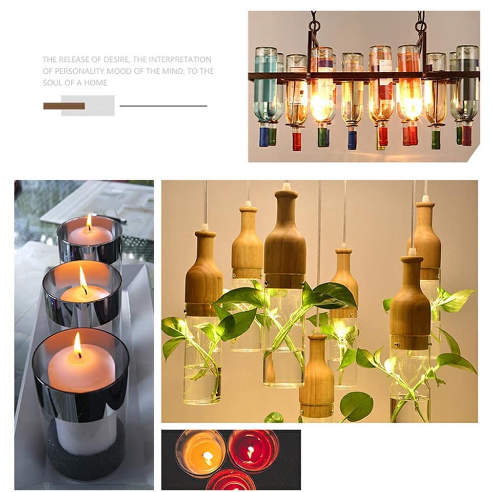 Vỏ chai rượu vang ý,pháp,đức,chile,nam phi  750ml trang trí nhà cửa