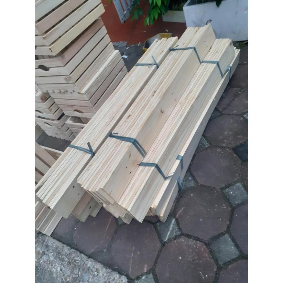 Mua Ngay Sale 28% Nẹp gỗ - Nẹp trang trí - 10 Nan gỗ pallet 1.5 x 9.5 x 130cm SP chất lượng