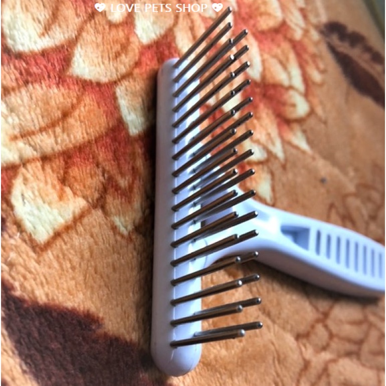 LƯỢC CHẢI LÔNG CHO CHÓ MÈO LÔNG DÀI HÌNH BỒ CÀO - LOVE PETS SHOP