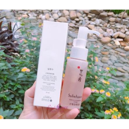 Sữa rửa mặt Sulwhasoo Gentle Cleansing Foam 50ml - Chính hãng LG Hàn Quốc