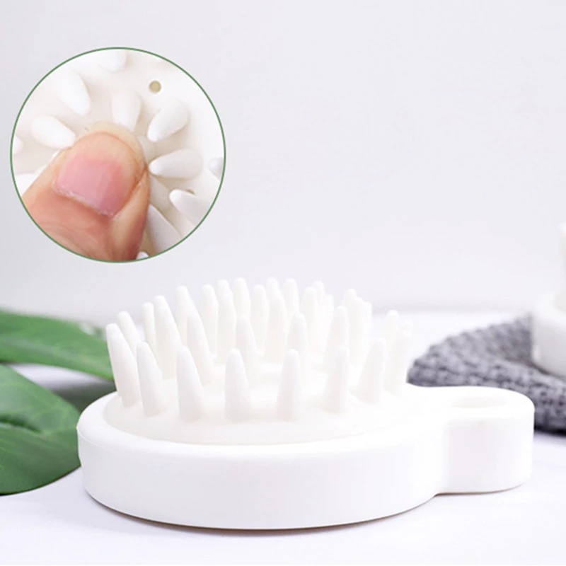 [Hàng mới về] Lược Gội Đầu Mát Xa Da Đầu Tẩy Tế Bào Chết Kích Thích Tóc Mọc Bằng Silicon Cho Nam Và Nữ