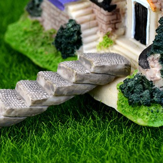 Đường Bậc Thang Làm Tiểu Cảnh Màu Trắng rang Trí Bể Cá, Chậu Cây Cảnh, Terrarium