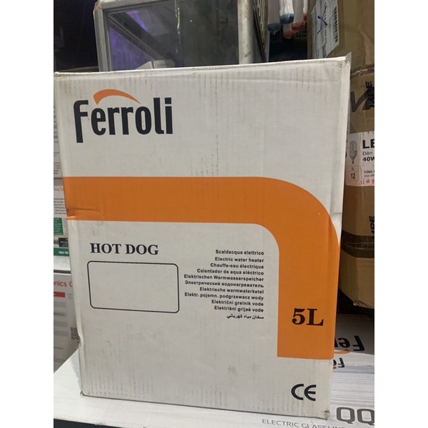 Bình nóng lạnh Ferroli Hotdog 5l và Mito 6l chống giật hàng chính hãng