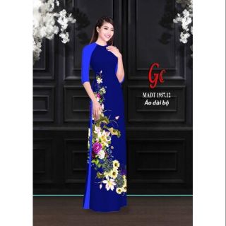 Vải áo dài của chị Phương Cao