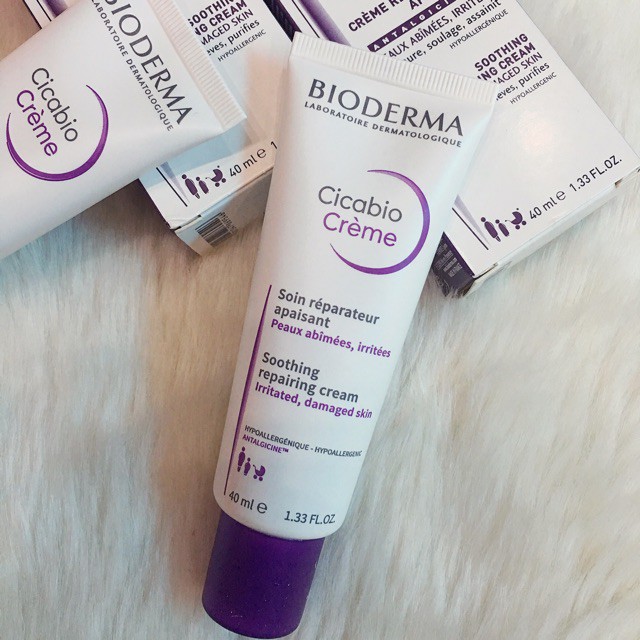 [Date 2024] Sample Bioderma- Kem Phục Hồi Làm Dịu Da Bị Kích Ứng Và Tổn Thương Bioderma Cicabio Creme 5ml