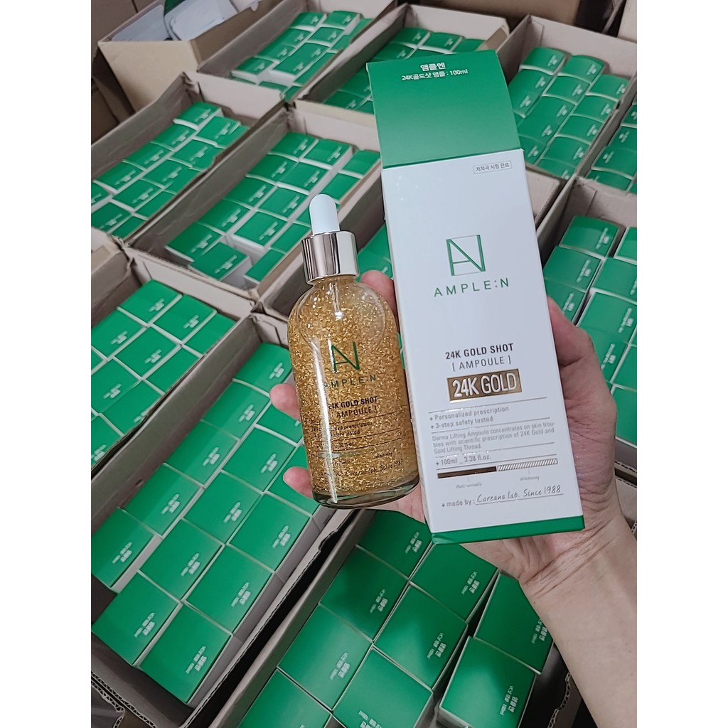 Tinh chất vàng 24K Gold Shot Ample:n Ampoule 100ml