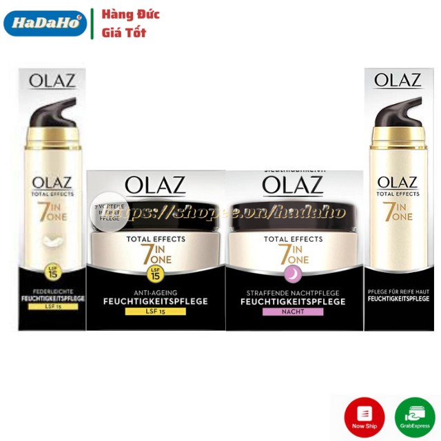 Kem Dưỡng da OLAZ total effect 7in1 Đức 50ml dưỡng ẩm chống lão hóa