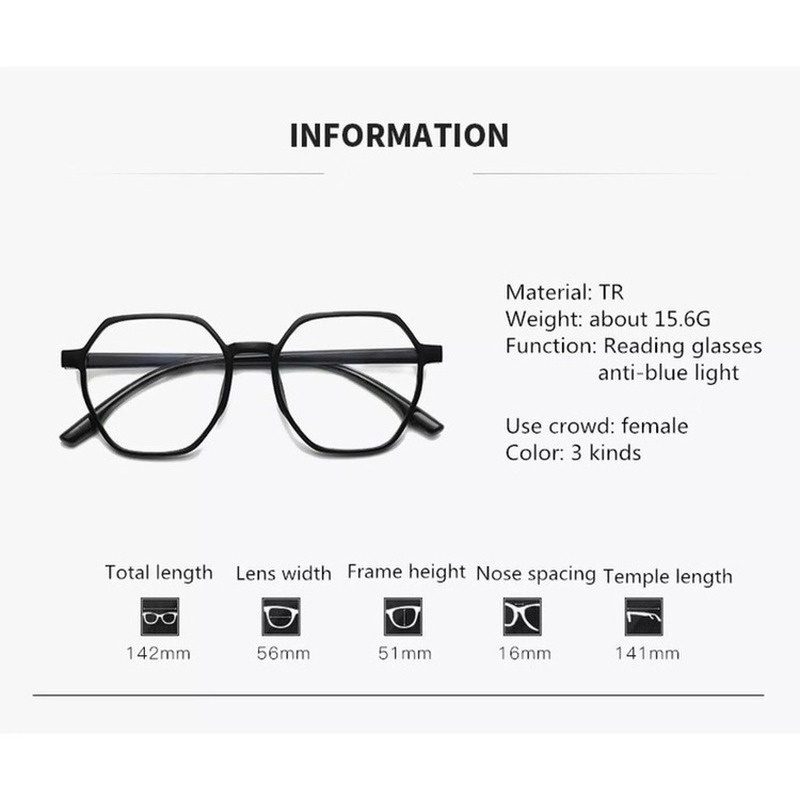 Kính Đọc Sách +100~+400 Cho Nữ