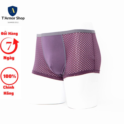 Quần Lót T'ARMOR HỘP 4 CÁI , Quần Lót Nam Boxer Được Thiết Kế Với Dạng Lưới Thông Thoáng , Cực Mát C